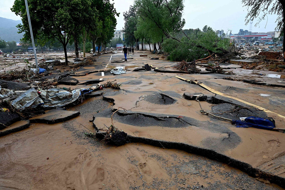 Trận lũ lụt lịch sử gây thiệt hại nặng nề ở Trung Quốc